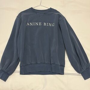 Great quality Anine Bing Blue Sweatshirt